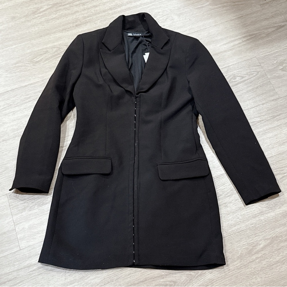 Zara Black Blazer Tailored